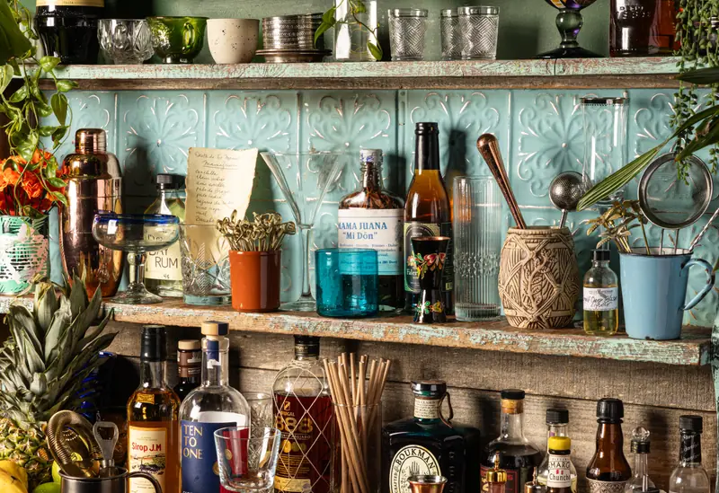 The Caribbean Cocktails set for Ten Speed Press, the cookbook photography portfolio